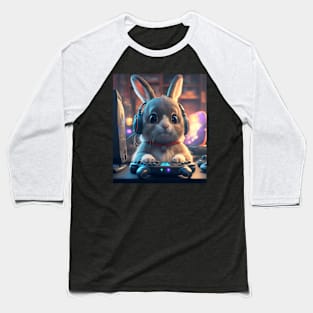 Cute bunny gamer Baseball T-Shirt